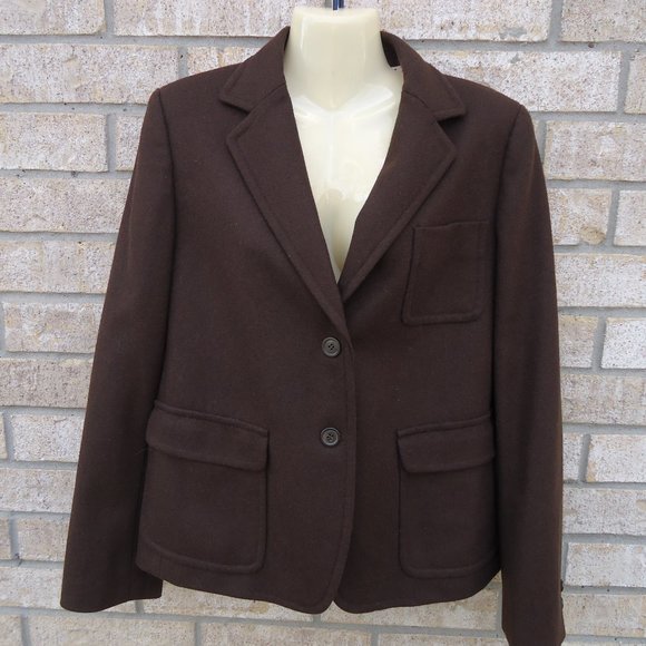 NWOT. J. Crew Wool blend Two Button Blazer. Size M. - Picture 1 of 8